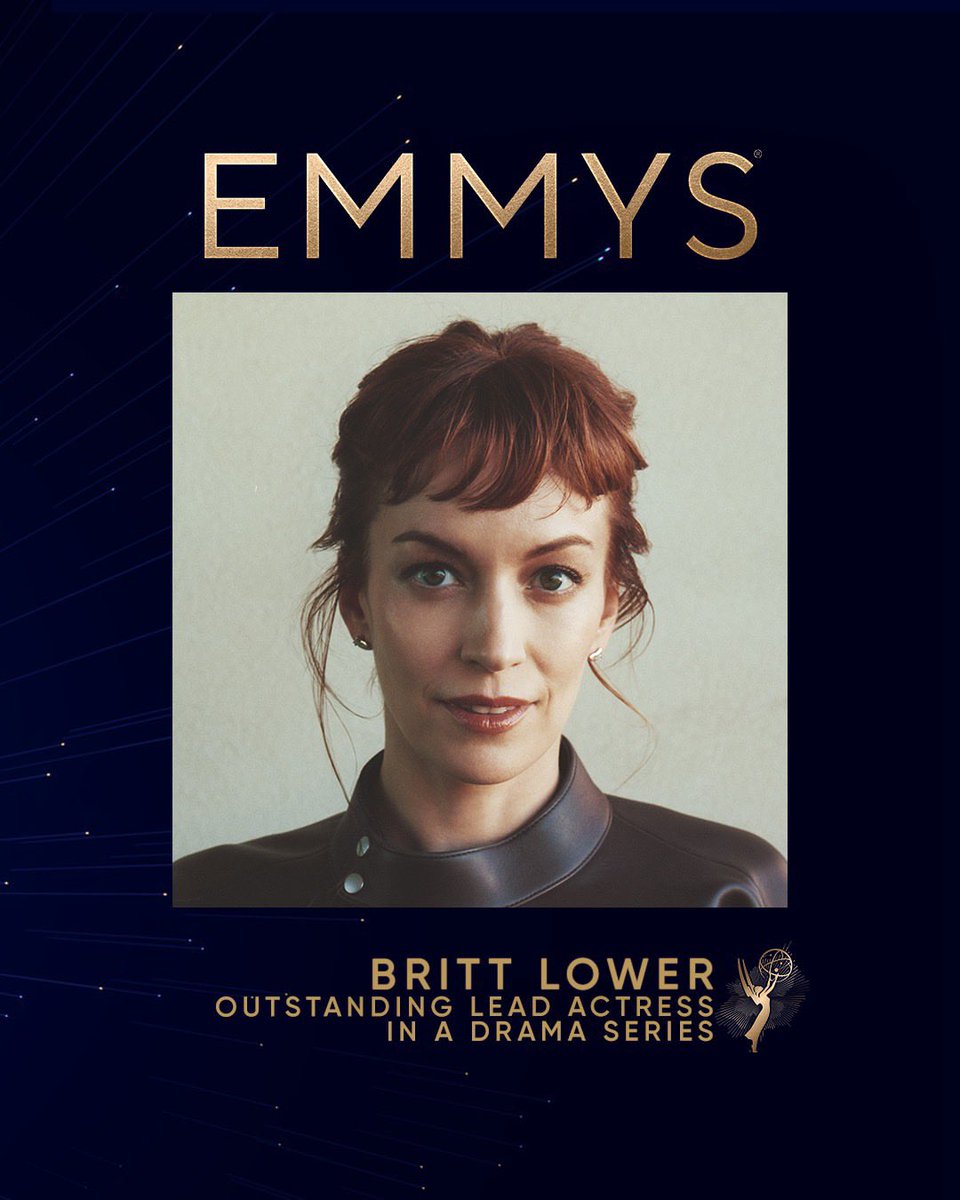 Britt Lower wins best lead actress in a drama! Her innie must be so proud! 

#Emmys