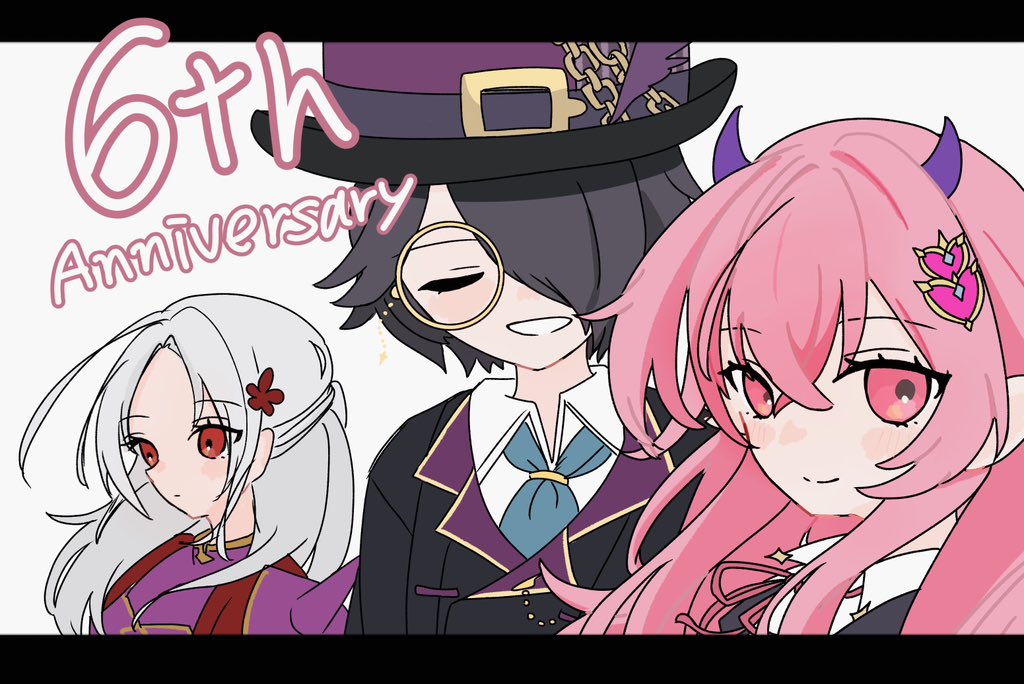 #マギデイイラスト
マリ道6周年おめでとう〜🎉🎉🎉