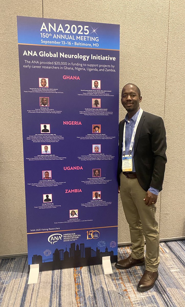 salva_ug's tweet photo. Great opportunity being at the #ANA2025, actively taking part in this great meeting of excellent academic and clinical neurology experts and utilizing opportunities to network and foster potentially long term collaborations for a better future in neurology practice and research. https://t.co/Orv7094JYH