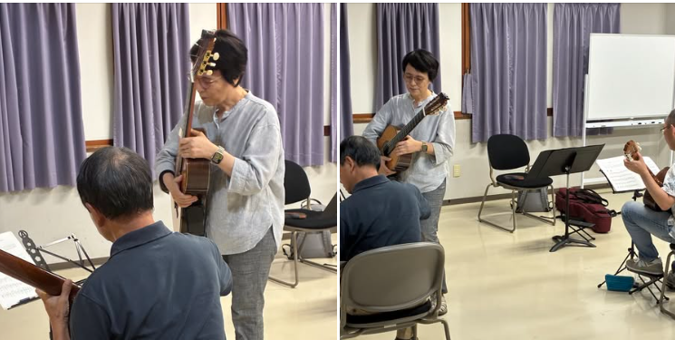 GGビギナー講座第2回、無事終了しました
今回はアルペジオを中心に練習🎶
GGショップFBに「日曜日の水曜日の千葉」のリポートも掲載中📸
👉tinyurl.com/22kyxx4t
次回は10/12(日)！これから始めたい方も、やり直したい方も、ぜひご参加ください！👍
#クラシックギター #初心者 #現代ギター