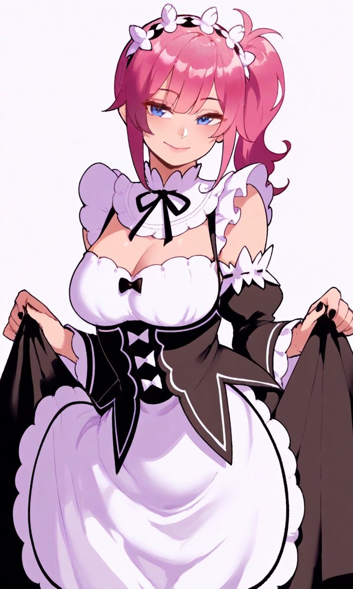 "Se disculpa por estar tanto tiempo desaparecida...
Ha tenido unos cuantos deberes que hacer, pero para disculparme seré tu mucama personal hasta que termine el día~"
