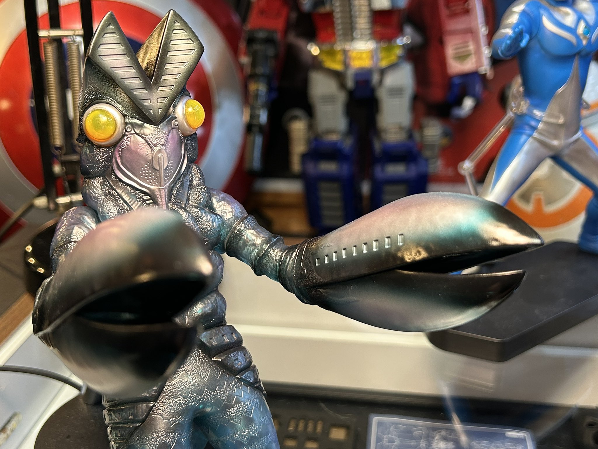 抽選販売品 デフォルメ バルタン星人 ソフビ 海洋堂 ウルトラマン 抽選販売品 デフォルメ バルタン星人 ソフビ 海洋堂