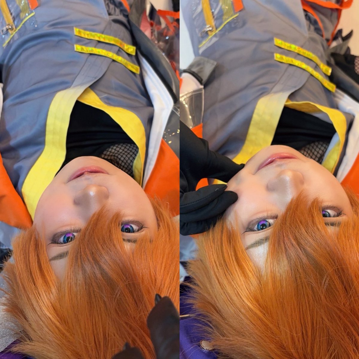 ⚠︎cos 📿🍔

撮りたいって言ったわりにいざやるとめちゃ恥ずかしかった
すげー体勢で撮ってる