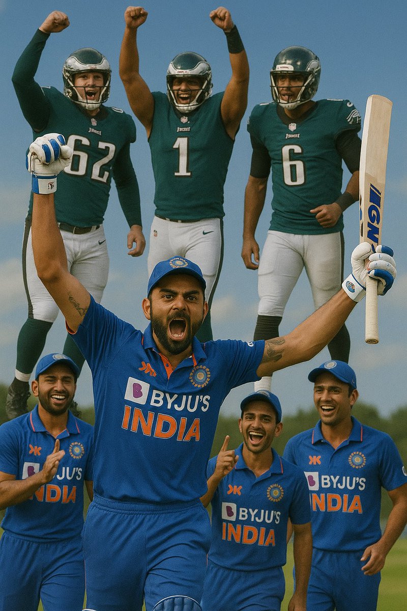 It was a good day today 
<a href="/Eagles/">Philadelphia Eagles</a> &amp; <a href="/BCCI/">BCCI</a>