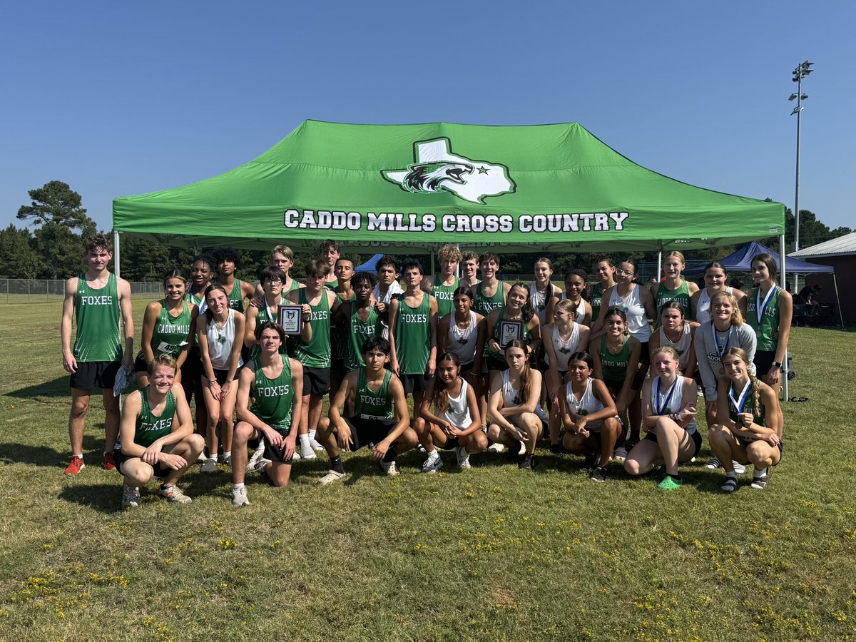 Awesome day for CMHS XC in Hawkins. 

Varsity Girls-2nd Place
Varsity Boys-2nd Place
JV Girls-1st Place
JV Biys-3rd Place

Several PR’s this week. Keep up the great work.<a href="/KodiCrane/">Kodi Crane</a> <a href="/luke__allison/">Luke Allison</a> <a href="/CaddoMillsHS/">Caddo Mills HS</a> <a href="/CMLadyFoxes/">CMLadyFoxesAthletics</a> <a href="/CaddoClub/">Caddo Mills Athletic Booster Club</a> <a href="/FoxUnleash/">Caddo Mills Fox Athletics</a>