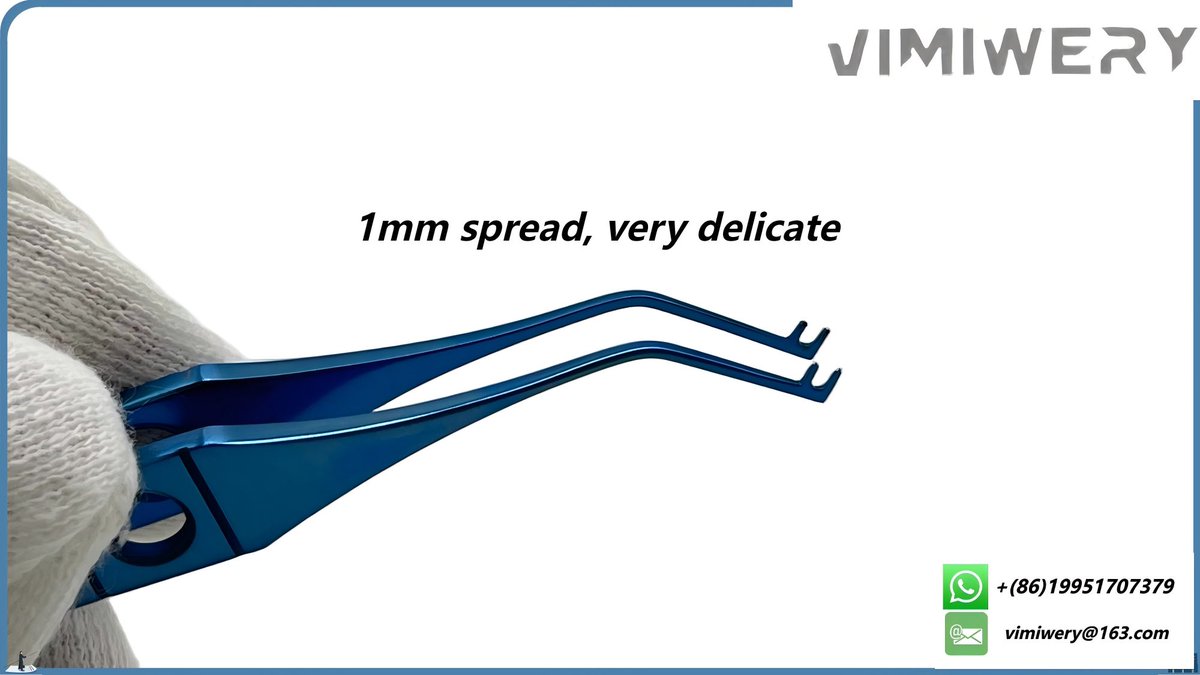vimimery's tweet image. PolackCorneal Suturing Forceps,
We supplies professional #ophthalmic #surgical #instruments. 1mm spread, very delicate, 1*2 teeth (0.12mm), 115mm long. You can contact us for more details.
Email: vimiwery@163.com
ebay.com/usr/vimiwery

#eyetools #ophthalmology #ophthalmologist