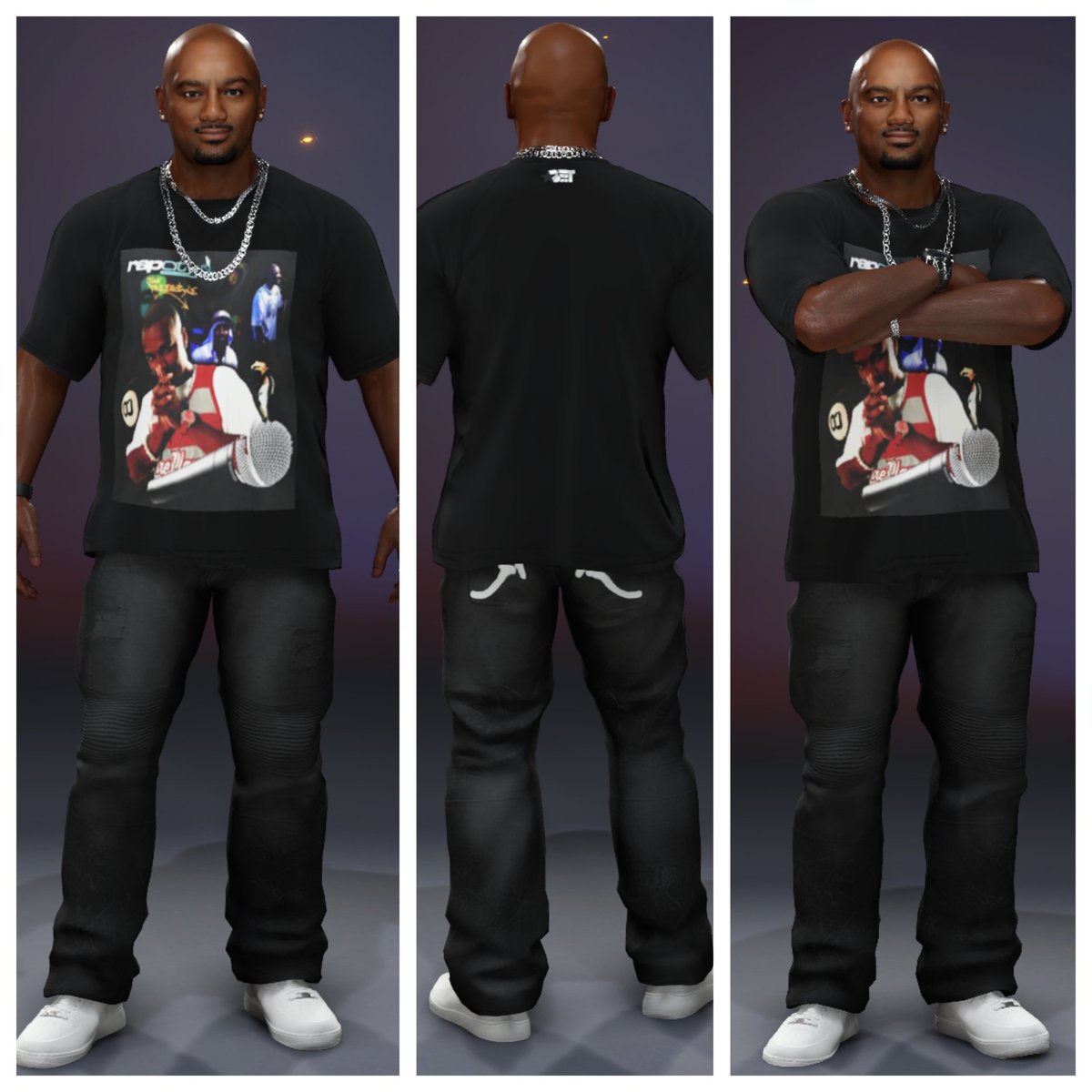 CJ_CAD50's tweet photo. B.E.T Throwback Hosts now available in #wwe2k25 (Current Gen)
Tags:
#Defjam2k25
#CAD50
#Wrestlebars
.
@BigTiggerShow
@TerrenceJ
@rocsidiaz
@DefJam
@WWEGames
@wrestlebars
@cornellgunter_
.
#scorpionsoldiergaming #defjamworldwar #AJ #Free #BigTigger #Terrencej #defjam #rocsi https://t.co/dACmgMOiEl