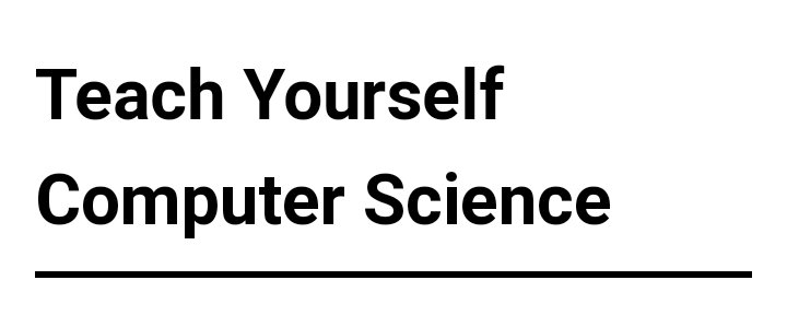 meghtrix's tweet image. This is one of the most underrated resources to learn CS fundamentals from scratch. It literally covers everything about CS you should know.
teachyourselfcs.com