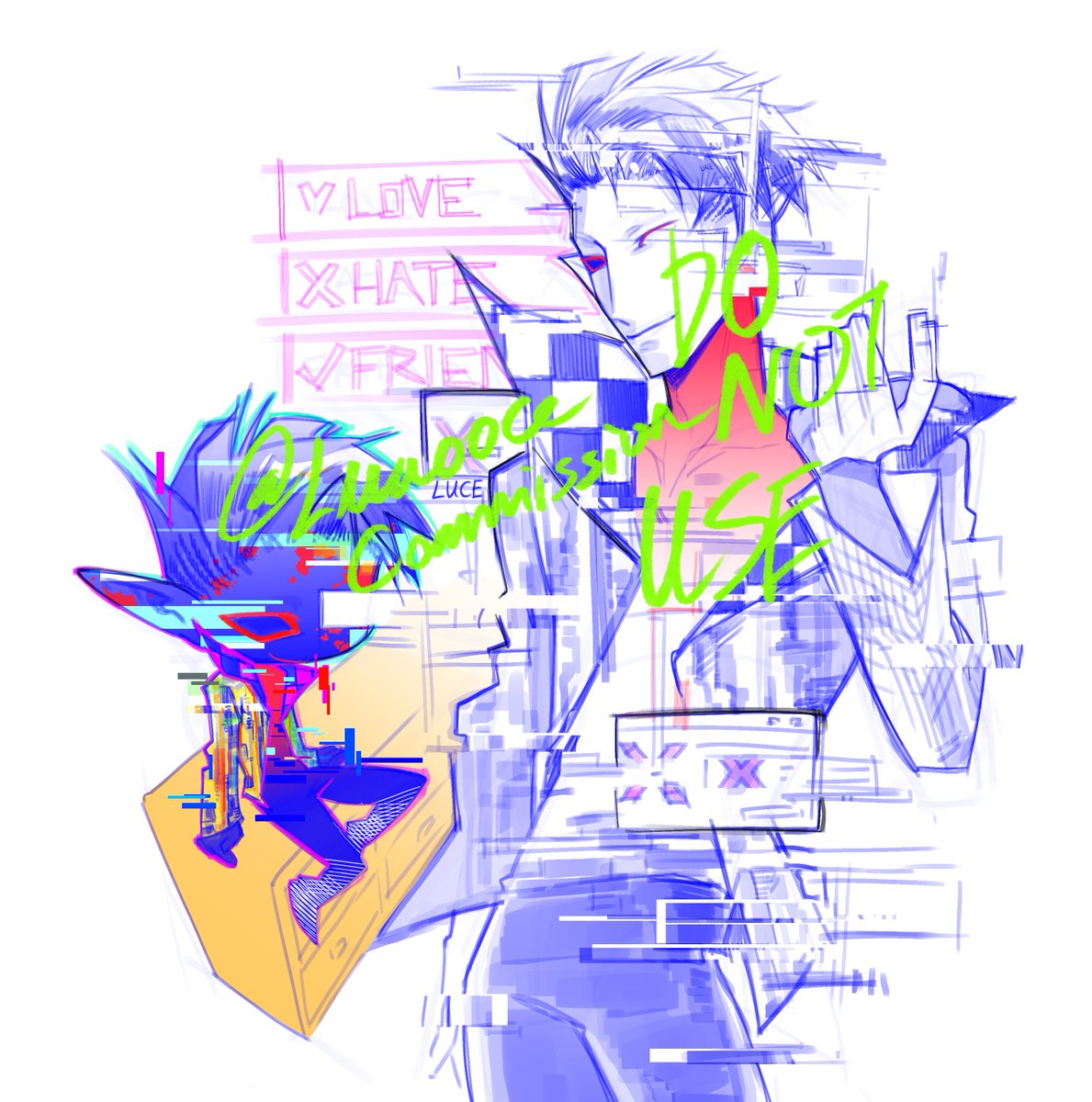 Luuooce's tweet image. daemon comm  . . . yahooooo

#dateeverythingdaemon #daemon #dateeverythinggame #dateeverything #Commission