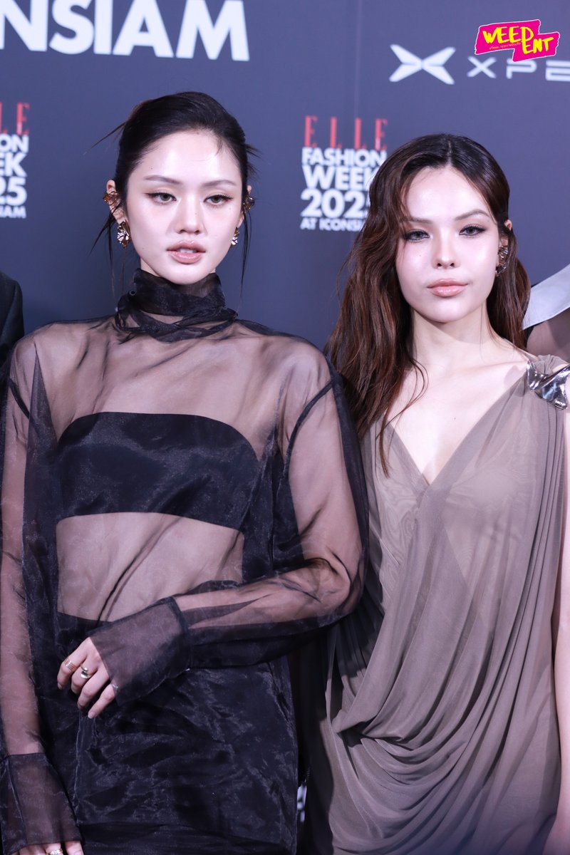WEED_ENT's tweet image. &quot; ลูกหมี - ซอนญ่า &quot; ร่วมงานแถลงข่าว &quot; ELLE Fashion Week 2025 &quot; ✨

EFW2025_PressConXLMSY

#EFWXLMSY
#LookmheePunyapat 
#SonyaSaranphat
#ELLEThailand #EFW2025 #EFW2025PressCon
#ELLEMENThailand
#EFW2025 #SeeYouAtTheTent
