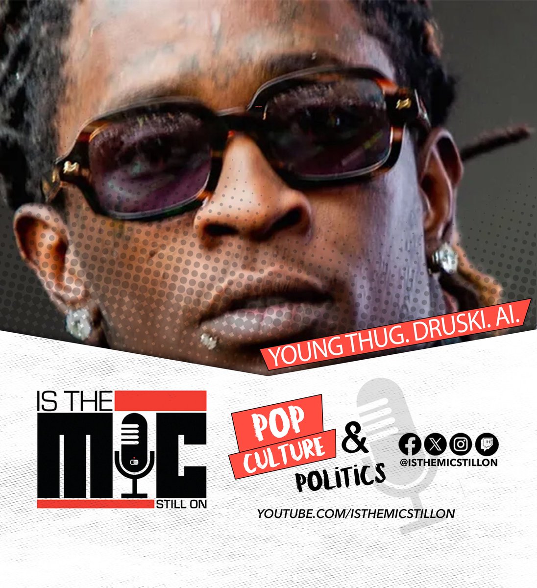 From Young Thug’s jailhouse audio and Druski’s NASCAR skit backlash to a hiring freeze, AI gone wrong, and Apollonia vs the Prince estate — we’re covering it all. Listen here 👉 tinyurl.com/4k7x9p4e