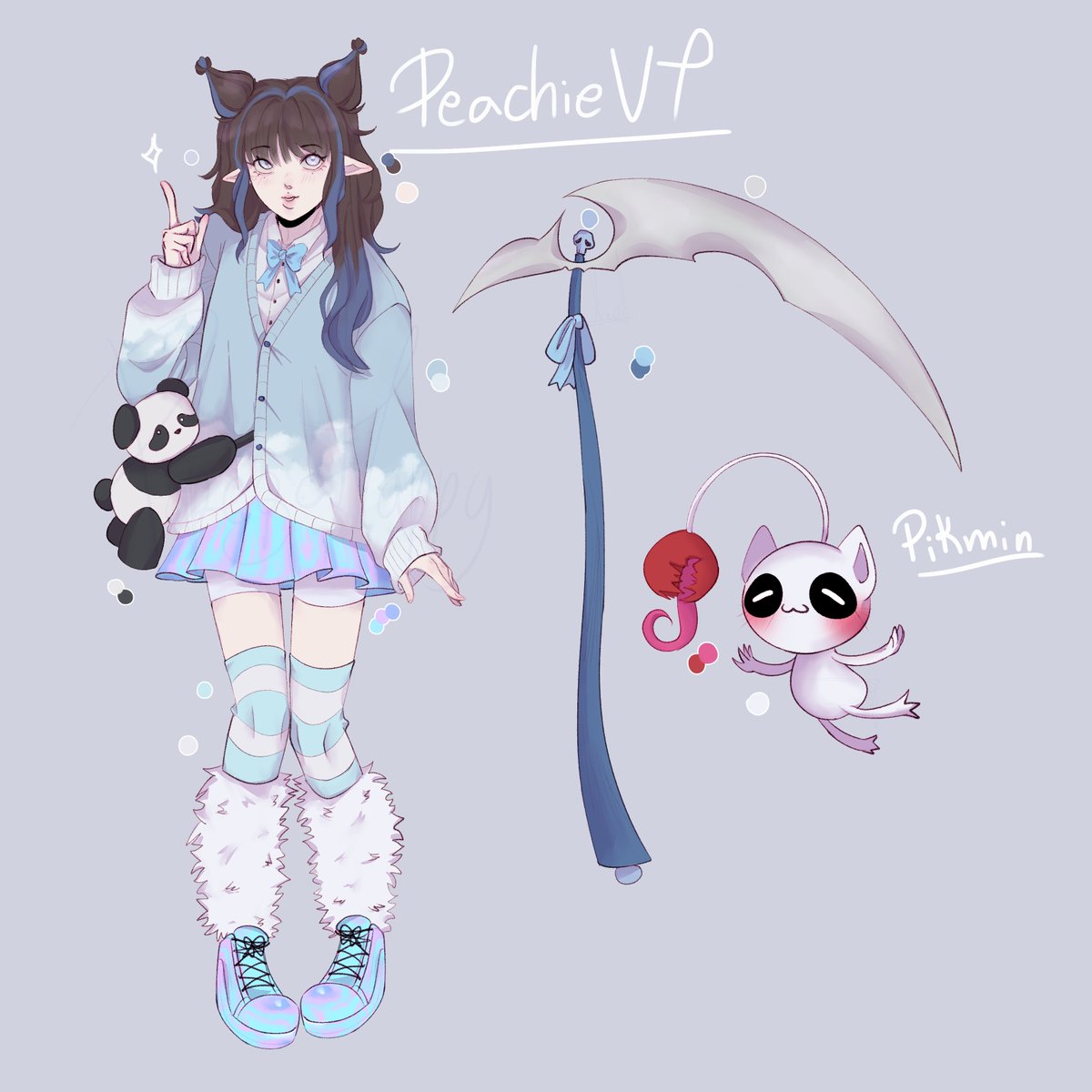 Peachel VT 🪦🩵| Pre-Debut VTuber| 🪦🩵 tweet media