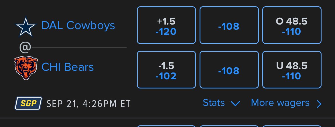 stainerbets's tweet photo. @grpwins Did you try looking at the money line? Or just spreads? https://t.co/8QiAQQZmAV