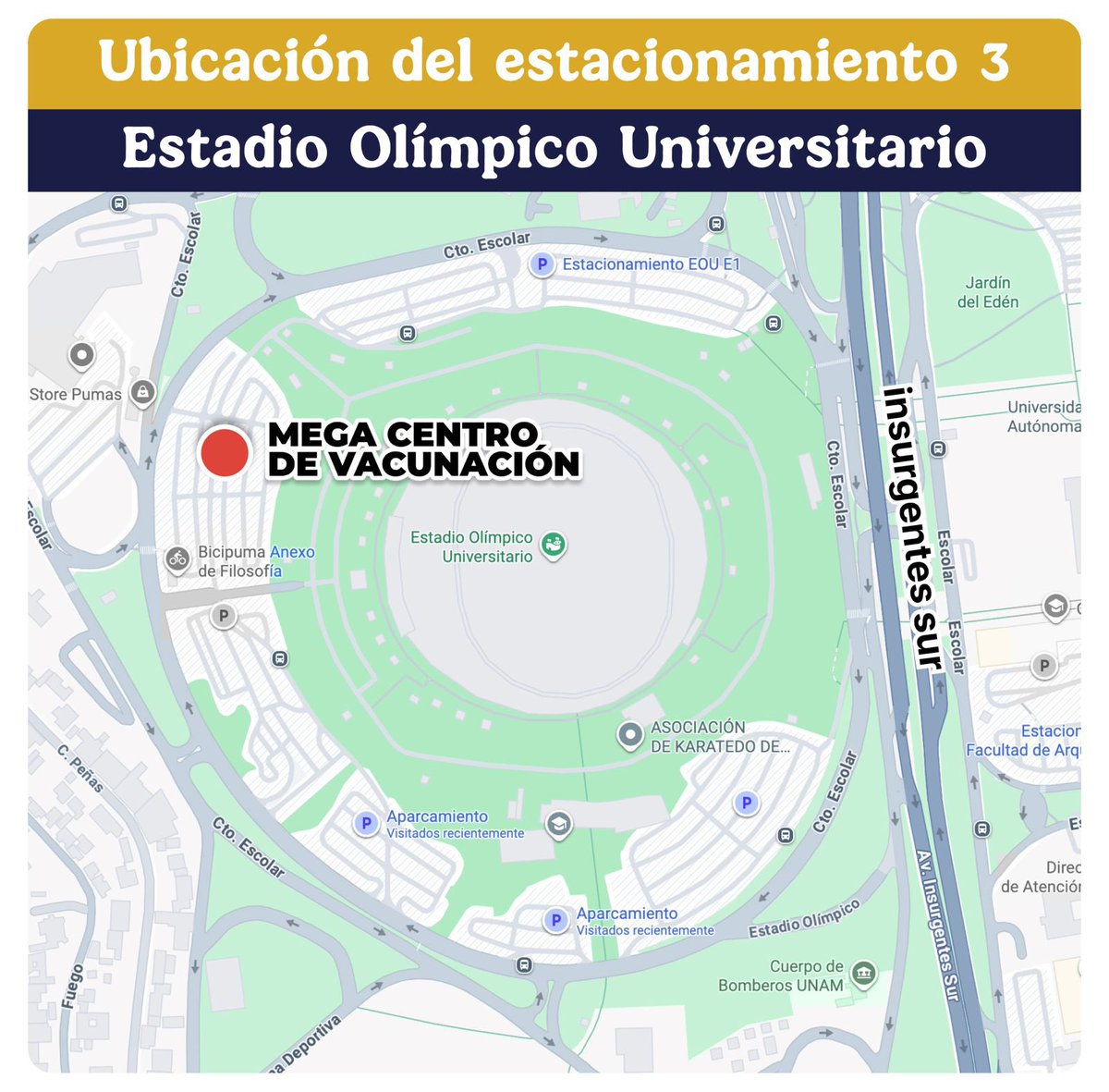 ¡Las vacunas salvan vidas! 💉 

Vacunarte contra el sarampión interrumpe la cadena de contagios. 

Asiste con tus hijas e hijos al Mega Centro del Estadio Olímpico Universitario, en la Ciudad de México, donde aplicaremos la vacuna de forma segura y gratuita. 💪🏼💉