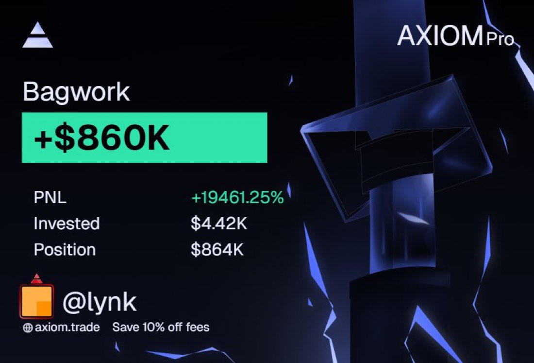 saracrypto_eth's tweet photo. I Just turned $3,500 into $900k on #Bagwork 😹

If you see this, interact I might just change your life. https://t.co/2nPt0lWkBb