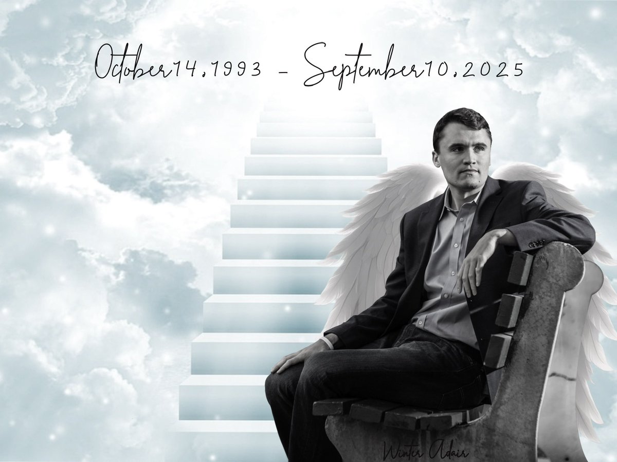 AngelFromNC's tweet image. Little something I put together for #CharlieKirk