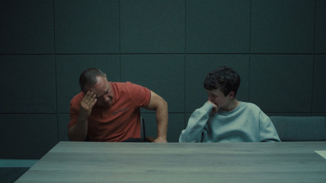 FilmUpdates's tweet image. Jack Thorne and Stephen Graham win Outstanding Writing for a Limited or Anthology Series or Movie at the #EMMYs for ‘ADOLESCENCE’