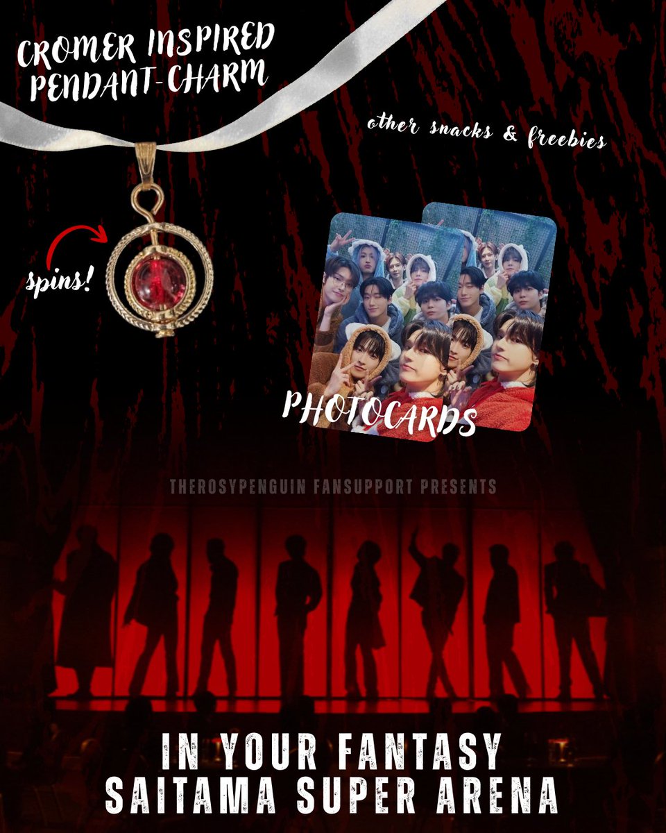 therosypenguin's tweet photo. (ﾉ◕ヮ◕)ﾉ*:･˚₊‧♡ 
🥀 FANSUPPORT GIVEAWAY 
ファンサポートプレゼント

📍saitama super arena さいたまスーパーアリーナ 

More details below~

#ATEEZ #에이티즈 #エイティーズ #In_Your_Fantasy #Saitama #fansupport #freebies https://t.co/MZS725nRR1