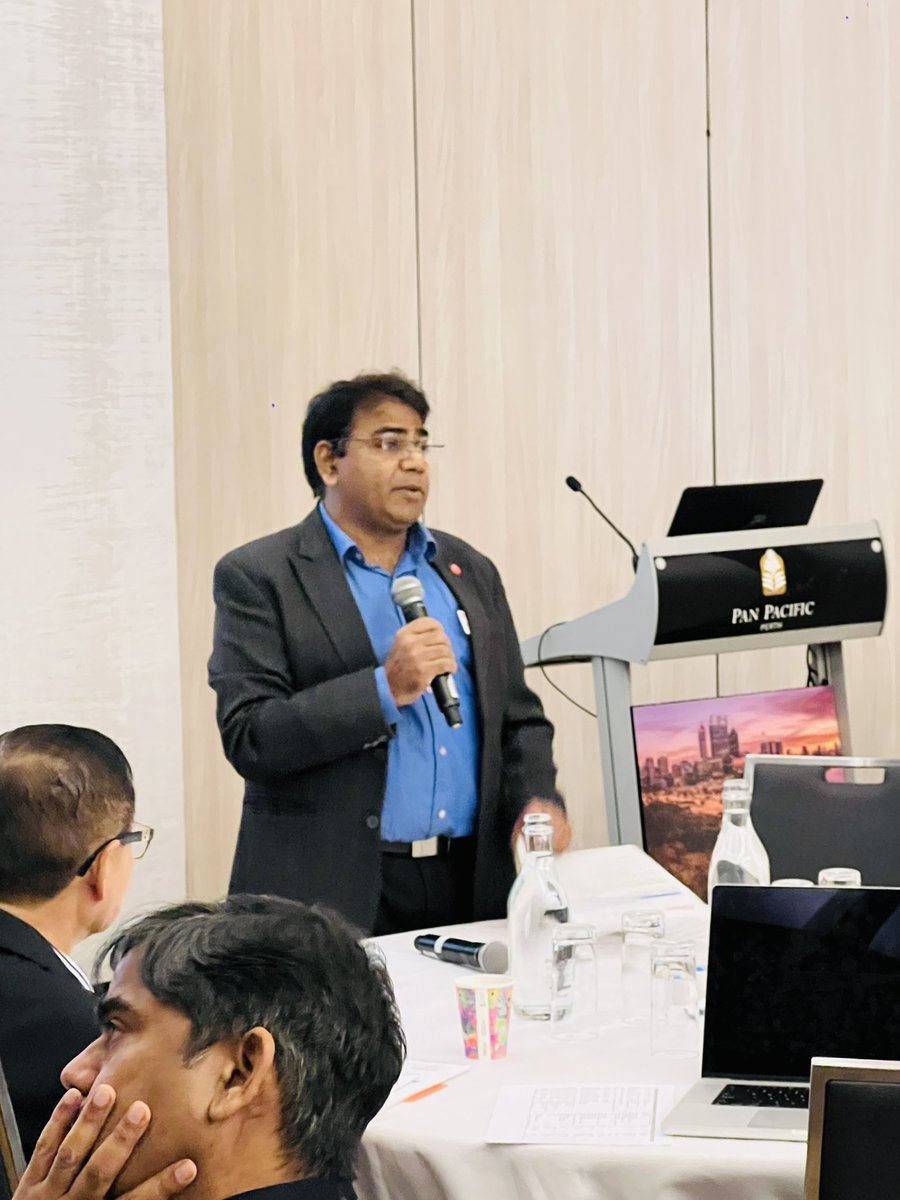 MU_CCFI_Biotech's tweet image. From Perth to the world 🌏 — the Pulses Genetic Gains Workshop has kicked off! hosted by @MU_CCFI_Biotech 
Thanks to  @rajvarshney and Dr. Camilla Hill @theGRDC for inspiring opening remarks and driving national and global efforts in pulses research. 🌱💡#IFLRC 
#Pulses…