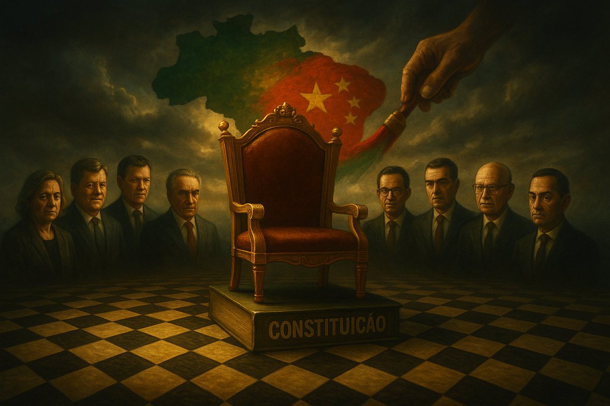 pamcosta21's tweet photo. Acordamos. Janeiro de 2027.

 O sol nasce, mas algo parece estranho no ar. O Centrão fez um presidente. 

Não foi um partido, não foi uma ideologia, foi o Centrão – aquela entidade amorfa que sobrevive a qualquer governo no eterno fingimento de normalidade institucional, tecnocracia e apatia. 

Agora, diante da televisão, todos nos perguntamos: quem serão os ministros do Centrão?
 Talvez o ministro da Infraestrutura seja o mesmo que jantou na véspera com um empreiteiro, combinando aditivos.
 Talvez o ministro da Economia venha do mercado financeiro, com sorriso técnico e planilha cheia de metas, mas sem nenhuma vergonha de se sentar no colo de André Esteves, o Primeiro-Ministro Informal não eleito, ditando a pauta econômica.

E o projeto de governo?
 Ah, o projeto… talvez construir estradas, mas não para integrar o país — para dar fluxo aos portos já controlados pela China. Talvez um plano de habitação, mas só onde houver eleitorado estratégico. Talvez uma nova bandeira: Movimento Brasil! — mas sem explicar de onde veio, para onde vai.

O Centrão fala em “reação”. Reaja, Brasil! – gritam em seus discursos inflamados, como se a nação fosse um corpo letárgico que só desperta com seus comandos. Mas reagir a quê? A quem?
 E depois da reação, o que vem? Um país mais livre ou um país mais caro?
O futuro chega devagar, mas quando damos por nós, 2027 as eleições serão reconhecidas pelos EUA? 
 E nós seguimos aqui, como espectadores dessa tragicomédia política, perguntando:
 Quem está no volante? E quem são os verdadeiros donos da estrada?