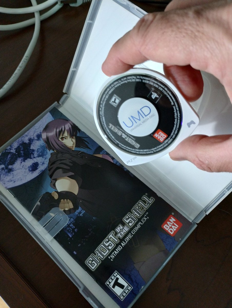 CarterLucian's tweet photo. 20 anos dessa maravilha, o tempo passa muito rápido.
#psp #ghostintheshellsac https://t.co/nAuuncew0s