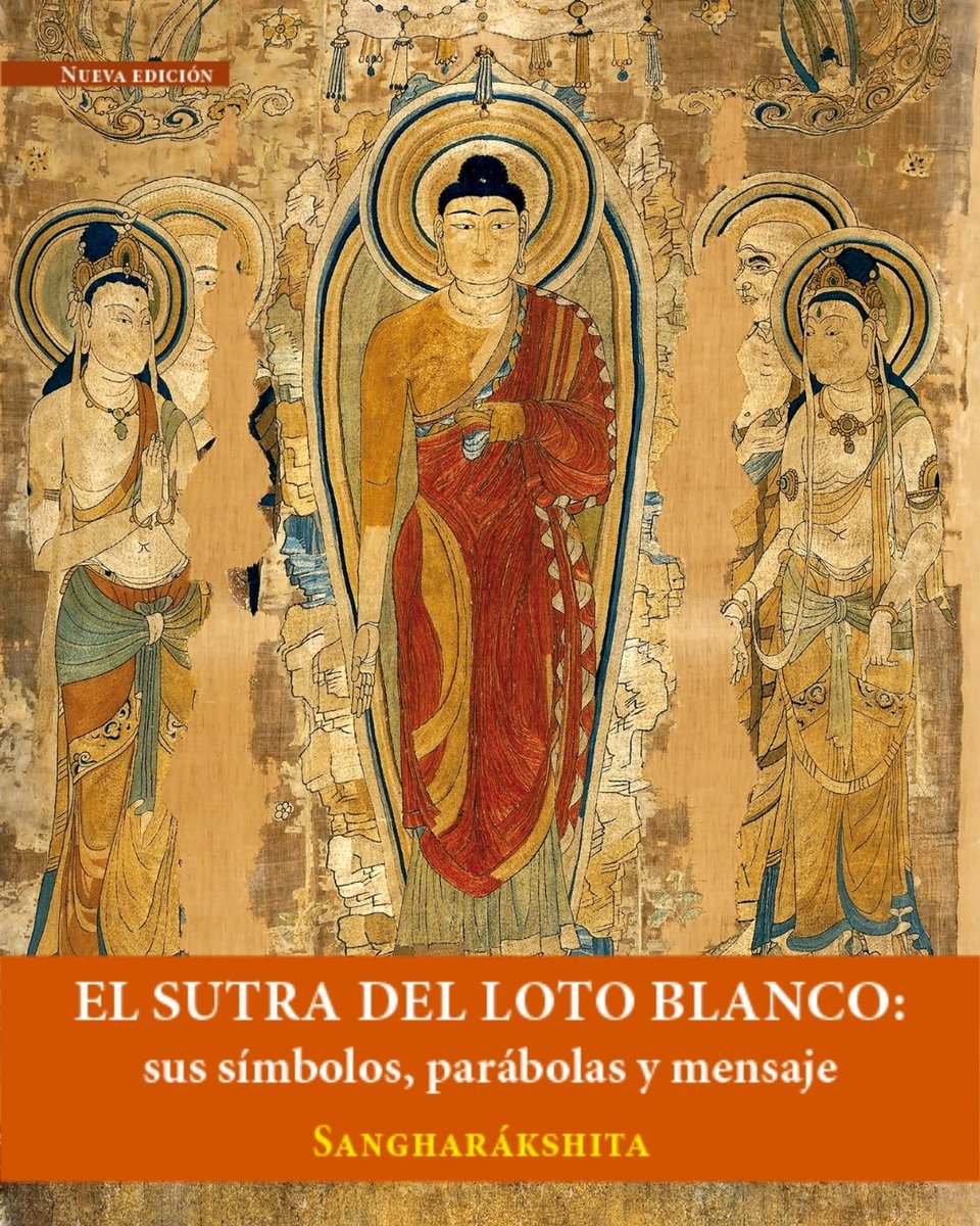 ✨ ¡Nuevo libro en la tienda! ✨

El Sutra del Loto Blanco: Sus símbolos, parábolas y mensaje

librosdebudismo.com/producto/el-su…

Es una de las escrituras más importantes y sagradas del budismo mahayana, que, más que al intelecto, apela a la imaginación.

#budismo #librosbudistas