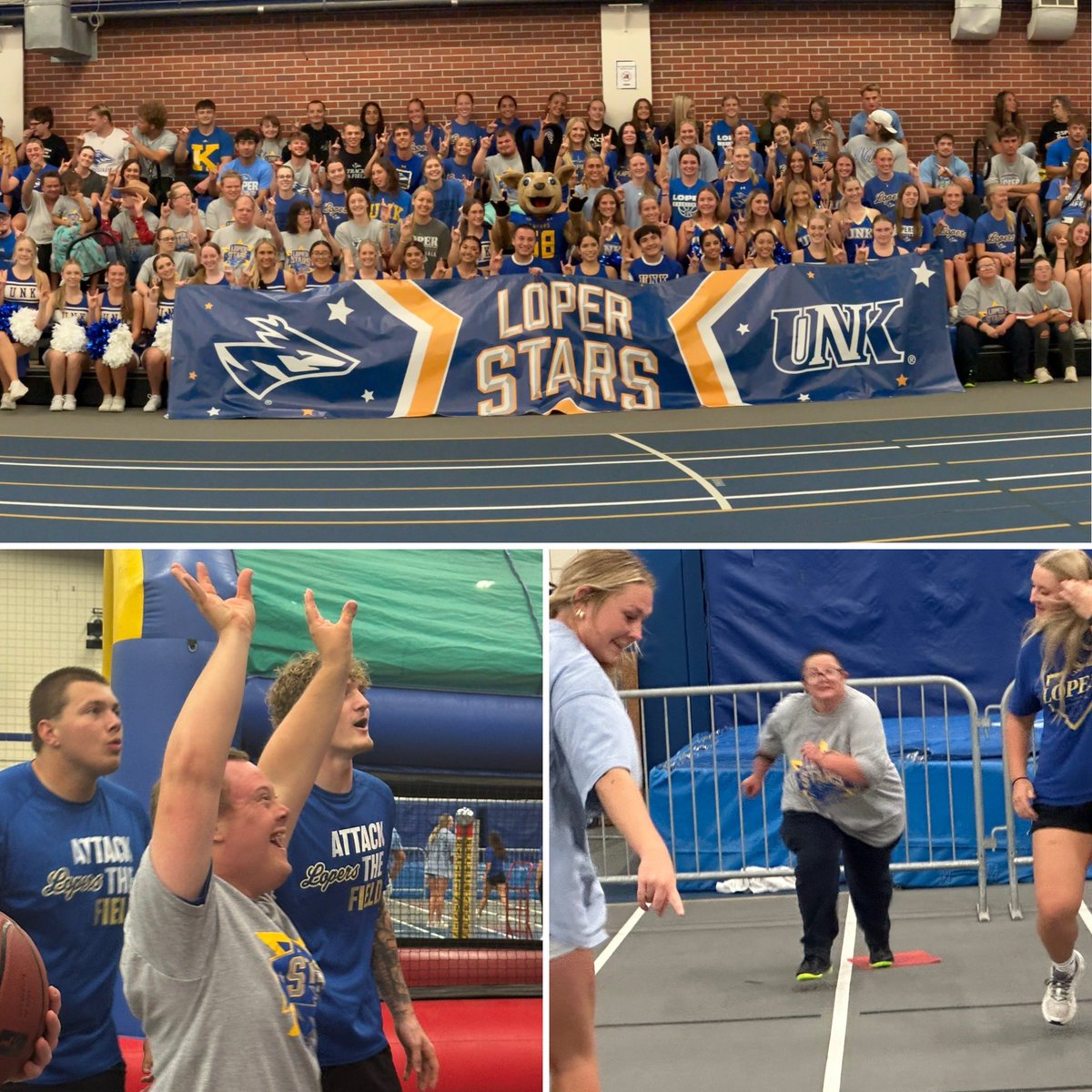 <a href="/UNK_Athletics/">UNK Athletics</a> <a href="/UNK_SAAC/">UNK SAAC</a> partners with ARC of Buffalo County to host an evening with Loper Stars in Cushing Coliseum. With the help of nearly 150 student-athletes, area participants were challenged to participate in a variety of activities. #CommunityOutreach #LopesUp 🤘
