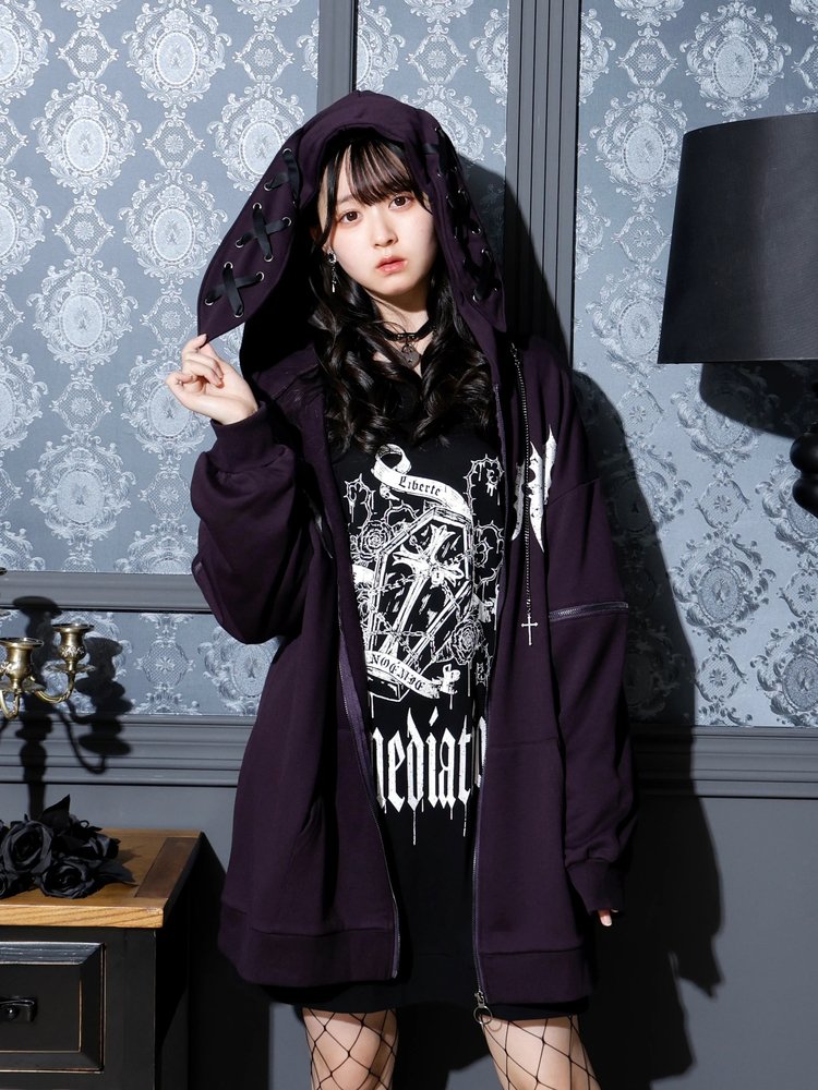 𝐑𝐞 𝐚𝐫𝐫𝐢𝐯𝐚𝐥..❤︎】 ☑︎2WAYうさ耳ユニセックスZIP裏毛