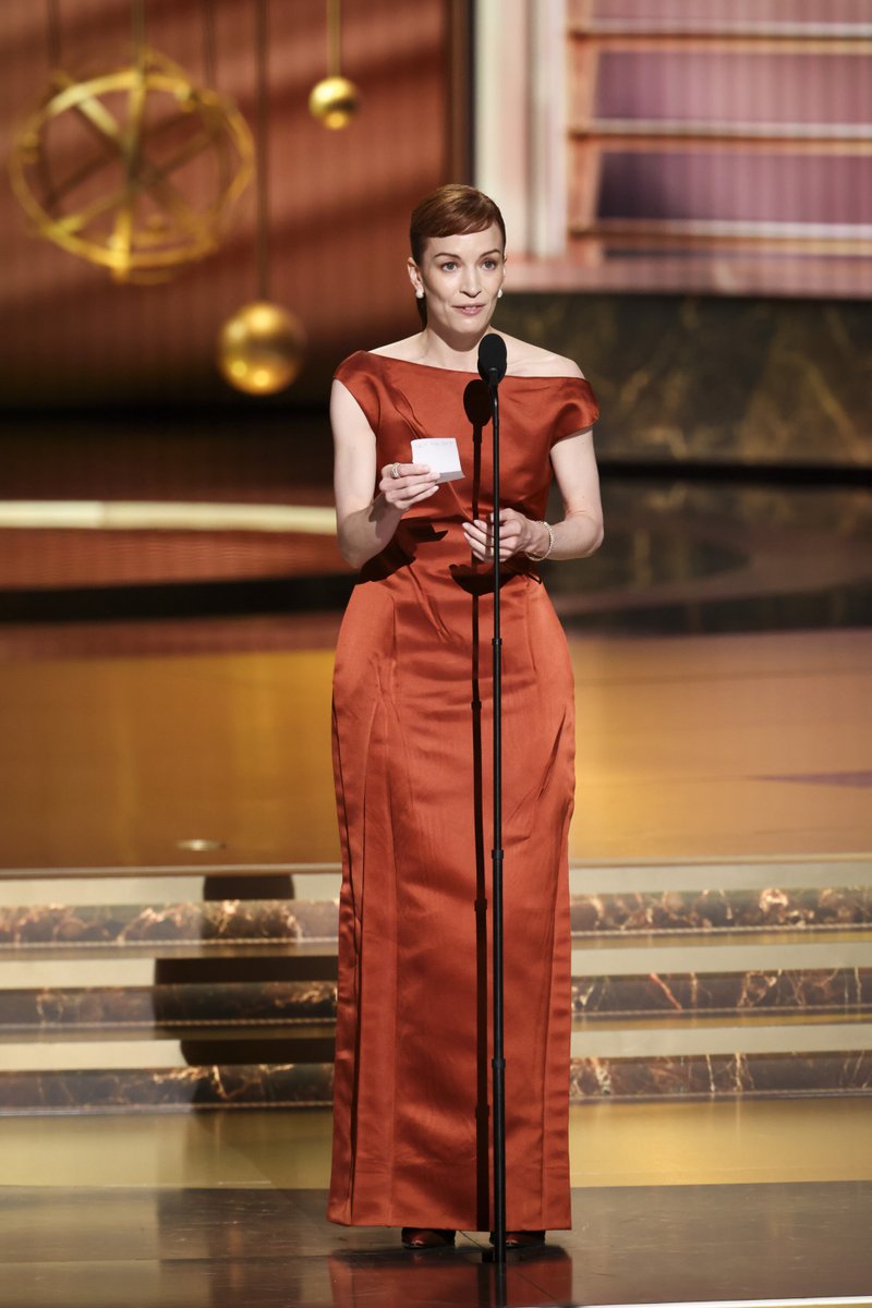 RollingStone's tweet image. Helena Eagan with an #Emmy award tonight.