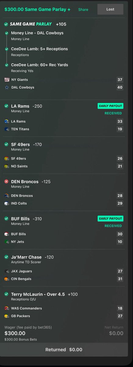 Tweedys_picks's tweet photo. 👎🏻 #NFL #Rigged #INDvsDEN https://t.co/psHWNqJzJ3