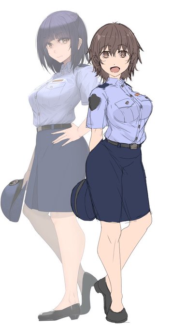 次絵 立ち絵ラフ 