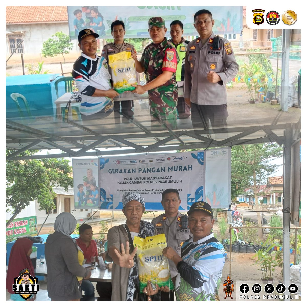 Gerakan Pangan Murah Di Wilayah Polsek Cambai Polres Prabumulih 

#swasembadapangan
#ketahananpangan
#polrimendukungketahananpangan
#polisicintapetani
#poldasumsel
#polresprabumulih
#prabumulih
#sumsel