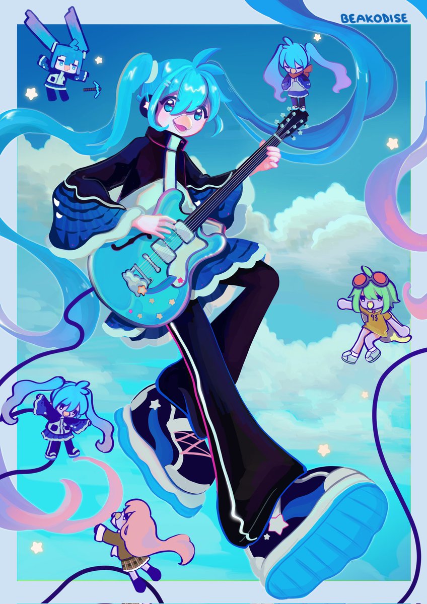 more art for #BackstageVocaloidZine !!
for <a href="/beakodise/">🐦Beakodise🪽@Shaping Hearts 8/31</a> 🐦