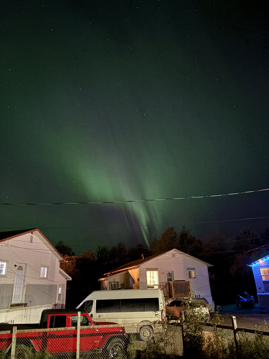 NoahCornish's tweet photo. Northern Lights in Moosonee, ON
#NorthernLights #ONwx #ONStorm
09/14/25 https://t.co/gEIi6IDWxg