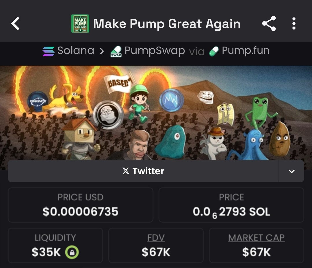 Raghavak0nSol's tweet photo. $MPGA

MCAP: $67K

CA:
Dkpm1gNGfj55Ynv7c8TyjXX9fNjJv41BFkvLaDuFpump

#SOLANA
#MPGA
#MAKEPUMPGREATAGAIN https://t.co/MLEXGfmM2z