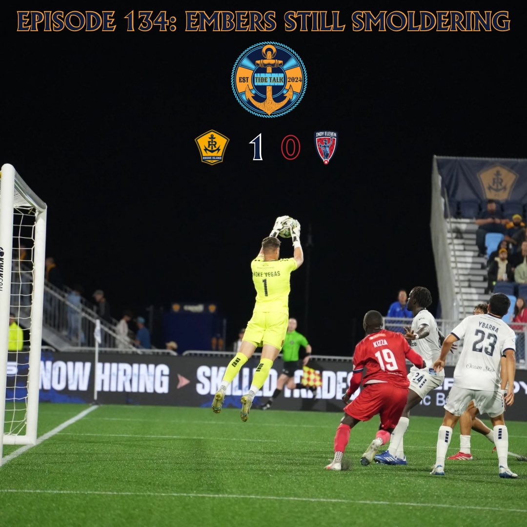 🚨 E134: EMBERS STILL SMOLDERING

➡️ <a href="/RAHealey/">Ryan Healey 🌊</a> &amp; <a href="/MattK401/">Matt</a> talk #RIFC’s 1-0 home #USLChampionship win over #IndyEleven, share your thoughts and MORE!

🌊 #UpTheTide

📲 linktr.ee/tidetalkri