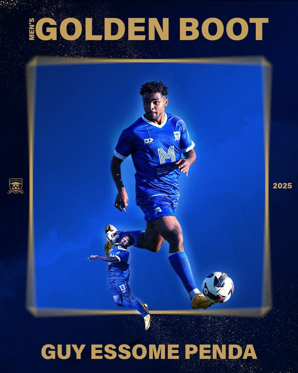 🏆 MEN’S GOLDEN BOOT 🔥

Guy takes this years Golden Boot award with 11 goals for the season which made him 4th equal in the Dettol Northern League Golden Boot ladder. Congratulations on a great season Guy! 💪👏

#BlueWave 🌊