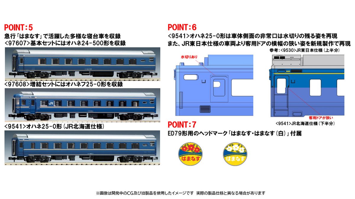 JR 14系500番代（はまなす）のご案内⑥です。 急行｢はまなす｣で活躍