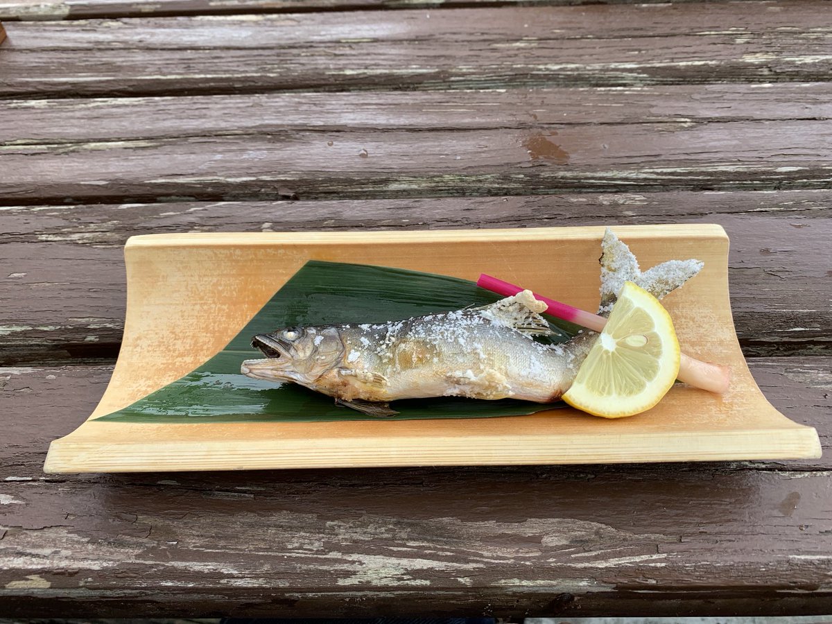 okuchan59's tweet photo. 毎年恒例鮎三昧🙌 https://t.co/CLYTp7UbbW