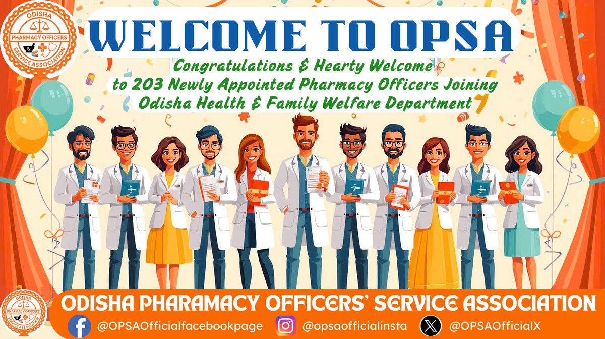 Odisha Pharmacy Officers Service Association tweet media