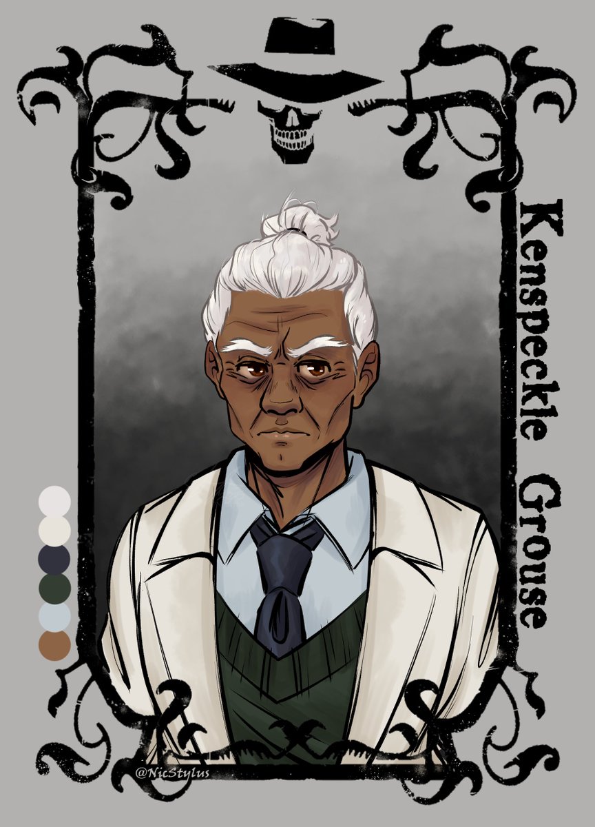 Nic_Stylus's tweet image. Kenspeckle :DD
Card 8 for PWF, (33 of 66 for the Faceless Trilogy!
-
#SkulduggeryPleasant #kenspecklegrouse #art #nicstylus