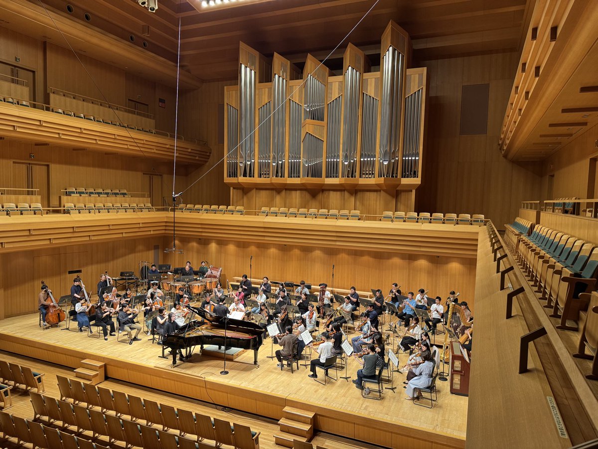 kioi_pr's tweet photo. 紀尾井ホール室内管弦楽団 第144回定期演奏会＠東京オペラシティ GP中！
コルンゴルトのゴージャスなサウンドが響き渡っています。