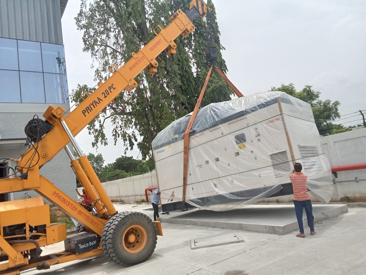 maxpowerservice's tweet image. Recent supply of 500kVA Kirloskar Powergen Diesel Generator Set at Sriperumbudur, Kanchipuram District, Tamilnadu.

For more details, visit 🌐 maxpowerservices.com or call 📞 9382836363.

#Kirloskar #Powergen #DieselGenerator #MaxPowerServices #IndustrialPower #Genset #Power