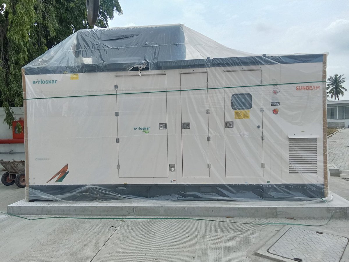 maxpowerservice's tweet image. Recent supply of 500kVA Kirloskar Powergen Diesel Generator Set at Sriperumbudur, Kanchipuram District, Tamilnadu.

For more details, visit 🌐 maxpowerservices.com or call 📞 9382836363.

#Kirloskar #Powergen #DieselGenerator #MaxPowerServices #IndustrialPower #Genset #Power