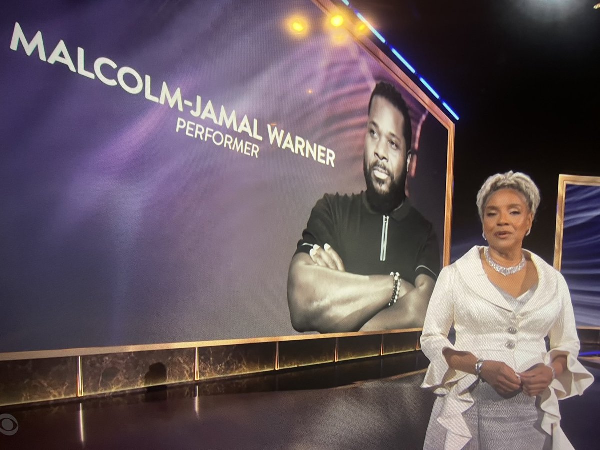 Phylicia Rashad introduced the tribute segment of the Emmys. 

An image of Malcolm-Jamal Warner, her former co-star who passed last month, was behind her as she honored his legacy.