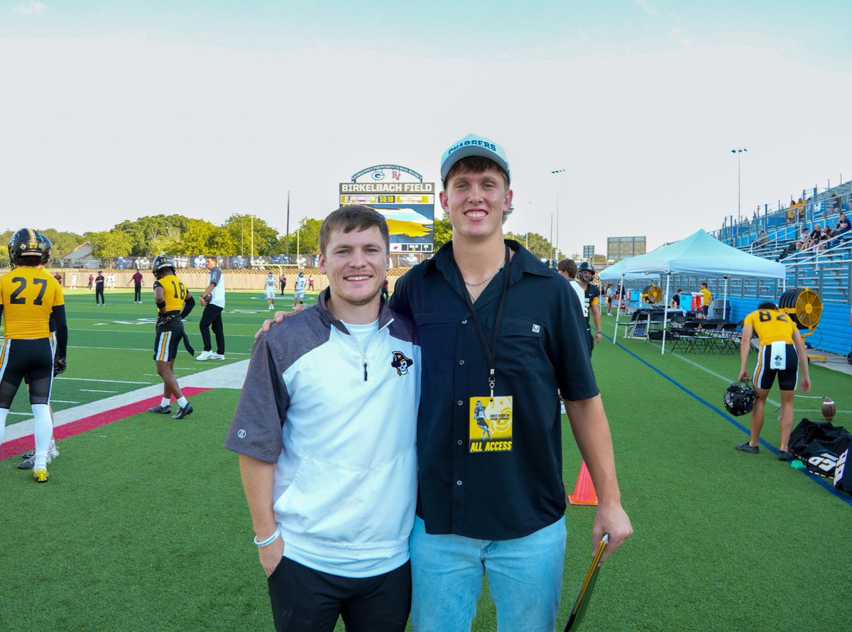OwenThornton (@owenthornton07) on Twitter photo Had a great time at the Southwestern game this weekend! Thank you so much <a href="/CoachBishopSU2/">Coach John Bishop</a> and <a href="/SUPirates/">Southwestern Pirates</a> for having me out! Had a great time at the Southwestern game this weekend! Thank you so much <a href="/CoachBishopSU2/">Coach John Bishop</a> and <a href="/SUPirates/">Southwestern Pirates</a> for having me out!
