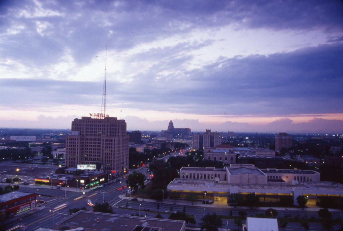 Detroit, Michigan, USA on Velvia film