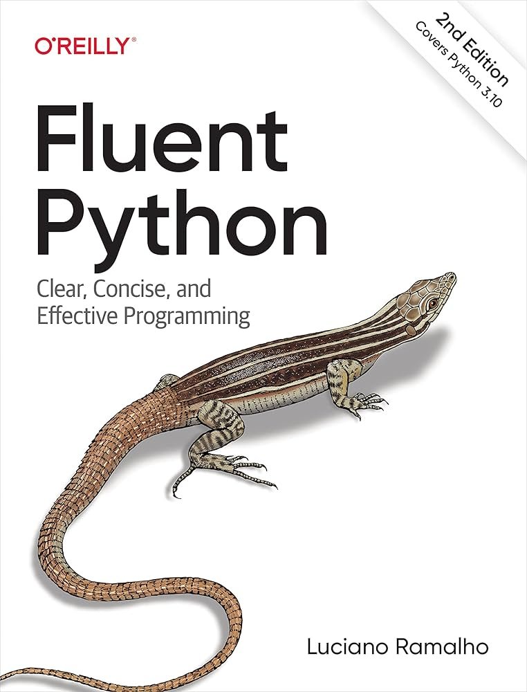 Been reading Fluent Python by Luciano Ramalho the past few weeks. Brilliant book that covers more advanced topics in Python such as the data model, functional programming, classes/protocols, concurrency, asynchronous programming, and metaprogramming.