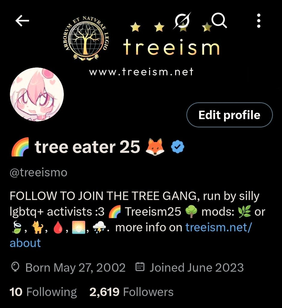 Treeism 25 tweet media