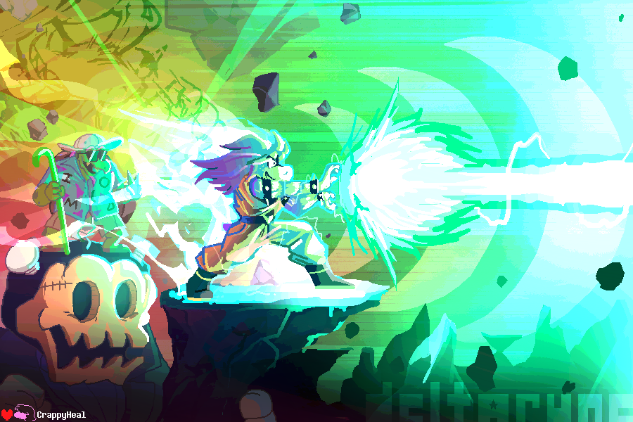 tumourloaf's tweet photo. happy 10th birthday UNDERTALE i drew a picture of DELTARUNE as DRAGON BALL because i LOVE YOU https://t.co/7dS500UyWH